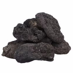 vidaXL Volcanic Rocks Lava Accent Rocks Volcanic Lava Stones Beads 25 kg Black