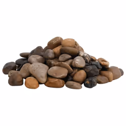 vidaXL Polished Pebbles Vase Decorative Stones River Rocks 25 kg Mixed Colour