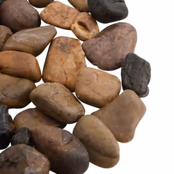 vidaXL Polished Pebbles Vase Decorative Stones River Rocks 25 kg Mixed Colour