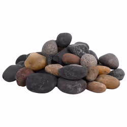 vidaXL Polished Pebbles Vase Decorative Stones River Rocks 10 kg Mixed Colour