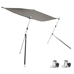 vidaXL T-Top Shade Extension Set T-Top Bow Shade Sun Shade Anthracite Grey