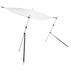 vidaXL T-Top Shade Extension Set T-Top Bow Shade Boat Bow Area Sun Shade White