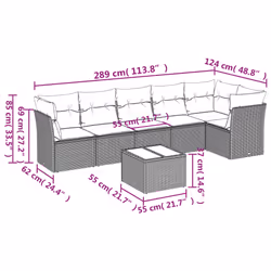 VidaXL 3217660 outdoor furniture set