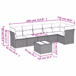 VidaXL 3217669 outdoor furniture set