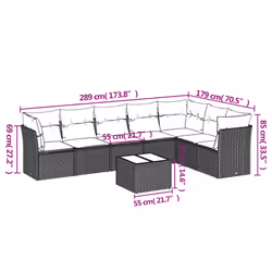 VidaXL 3217745 outdoor furniture set
