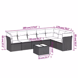 VidaXL 3217746 outdoor furniture set