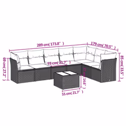 VidaXL 3217753 outdoor furniture set