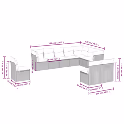 VidaXL 3217798 outdoor furniture set