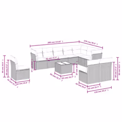 VidaXL 3217802 outdoor furniture set
