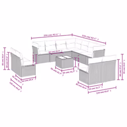 VidaXL 3217820 outdoor furniture set