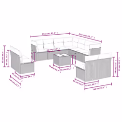 VidaXL 3217829 outdoor furniture set