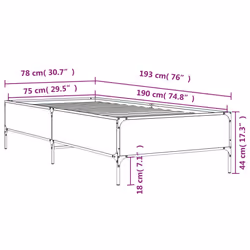 VidaXL 844992 bed frame - Additional view 8