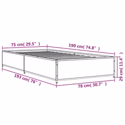 VidaXL 845121 bed frame - Additional view 7