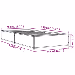 VidaXL 845124 bed frame - Additional view 8