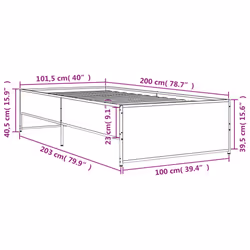VidaXL 845236 bed frame - Additional view 8