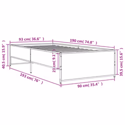 VidaXL 845246 bed frame - Additional view 8