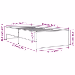VidaXL 845255 bed frame - Additional view 8