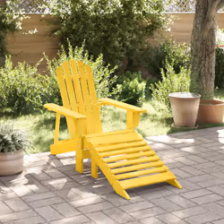 VidaXL 4007241 outdoor chair Terrace Pinewood Yellow