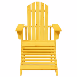 VidaXL 4007241 outdoor chair Terrace Pinewood Yellow
