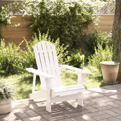 VidaXL 4007243 outdoor chair Terrace Pinewood White