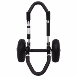 vidaXL Kayak Trolley Foldable Universal Kayak Cart Boat Carrier 45kg Aluminium