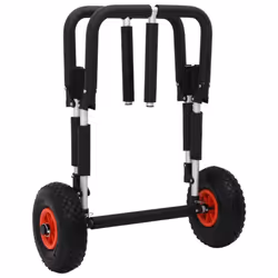 vidaXL SUP Trolley for 2 Surfboards Foldable 90 kg Aluminium Kayak Cart Boat - Additional view 6