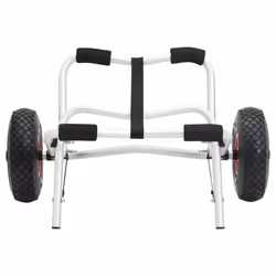 vidaXL Kayak Trolley Foldable Universal Kayak Cart Boat Carrier 45kg Aluminium