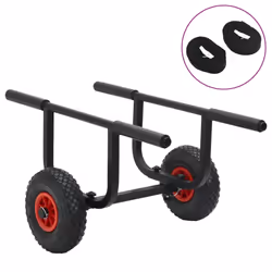 vidaXL Kayak Trolley SUP Kayak Cart Boat Carrier Canoe Cart 90 kg Aluminium