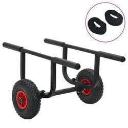 vidaXL Kayak Trolley SUP Kayak Cart Boat Carrier Canoe Cart 90 kg Aluminium