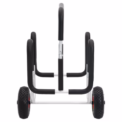 vidaXL 1/2x Kayak Trolleys Aluminium Boat Trailer Canoe Carrier Transport Cart - 67 x 48 x 89 cm