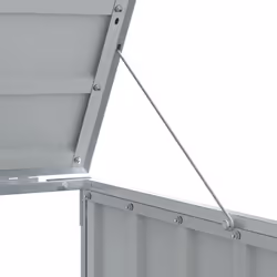 vidaXL Wheelie Bin Storage for Single Bin Garden Trash Cover Anthracite Steel - Additional view 9