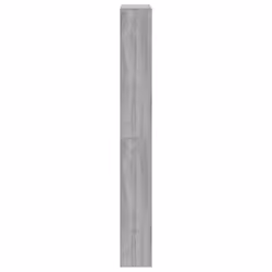 vidaXL Shoe Cabinet Organiser Rack Stand 4-Layer Mirror Oak/White 63x17x134 cm - grey sonoma - Additional view 6
