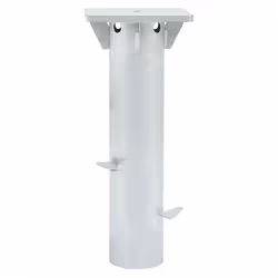 vidaXL In-Ground Parasol Base Silver 16x16x39.5 cm Steel - Additional view 2