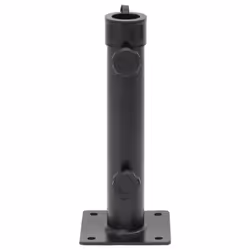 vidaXL Parasol Base for ?38/48 mm Pole Matt Black Steel - Additional view 2