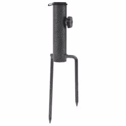 vidaXL Parasol Stands with Spikes Lawn Umbrella Holder 2 pcs Galvanised Steel