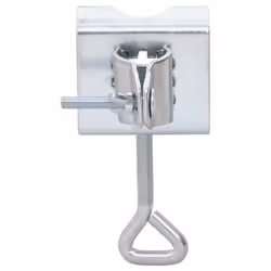 vidaXL Umbrella Clamps for Balcony Umbrella Holder 2pcs 32 mm Galvanised Steel
