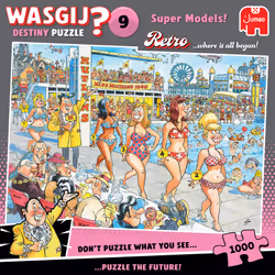 Wasgij Retro Destiny 9 - Super Models! (1000 pieces)