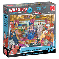 Wasgij Retro Mystery 9 - Great Train Robbery! (1000 pieces)