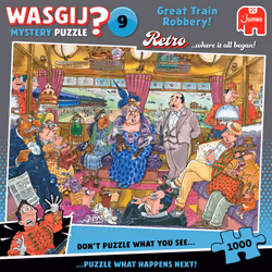 Wasgij Retro Mystery 9 - Great Train Robbery! (1000 pieces)