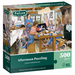 Falcon de luxe Falcon - Afternoon Puzzling (500 Pieces), 500 pc(s), Landscape, 12 yr(s)
