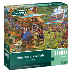 Falcon de luxe Falcon - Summer at the Pub (1000 pieces), 1000 pc(s), Landscape, 12 yr(s)