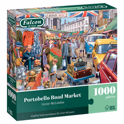 Falcon de luxe Falcon - Portobello Road Market (1000 pieces), 1000 pc(s), Landscape, 12 yr(s)