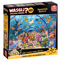 Wasgij Original 43 - Aquarium Antics! (1000 pieces), 1000 pc(s), Landscape, 12 yr(s)