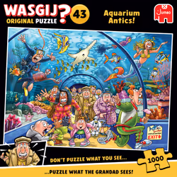 Wasgij Original 43 - Aquarium Antics! (1000 pieces)