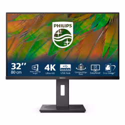 Philips 3000 series 32B1N3800/00 computer monitor 81.3 cm (32") 3840 x 2160 pixels 4K Ultra HD LCD Black - Additional view 8