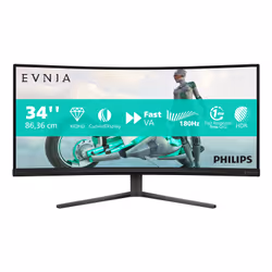 Philips Evnia 34M2C3500L/00 computer monitor 86.4 cm (34") 3440 x 1440 pixels Wide Quad HD LCD Black - Additional view 8