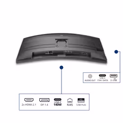 Philips Curved Business monitor computer monitor 86.4 cm (34") 5120 x 2160 pixels - Additional view 4