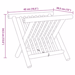 vidaXL Magazine Rack File Holder Book Storage Rack CD Mail Organiser Bamboo - Additional view 8