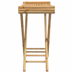 vidaXL Folding Tray Table Snack Dinner TV Tray Table Serving Side Table Bamboo - Additional view 5