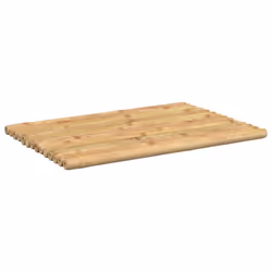 vidaXL Bath Mats Non-Slip Bathroom Shower Mat Floor Mat Bath Rug 2 pcs Bamboo - 50 x 35 cm - Additional view 7